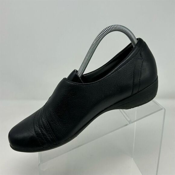 Dansko Franny Women's Black Leather Loafers Size 40 (US 9.5-10) Casual Shoes - Picture 3 of 10